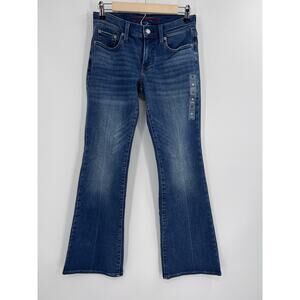 Lucky Brand Medium Wash Mid Rise Flare Jeans 2/26 NWOT